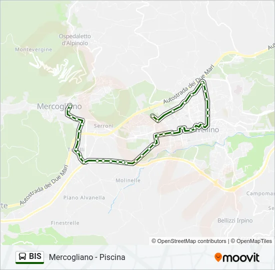 BIS Bus Line Map