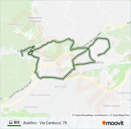 BIS Bus Line Map