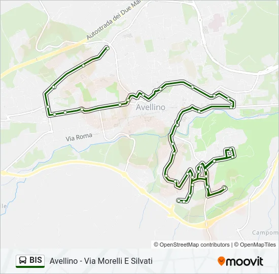 BIS Bus Line Map