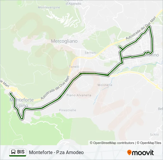 BIS Bus Line Map