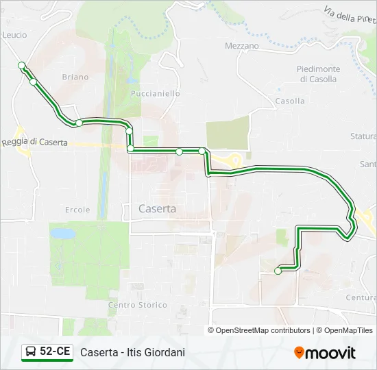 52-CE Bus Line Map