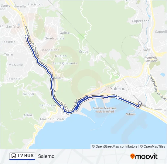 L2 BUS Bus Line Map