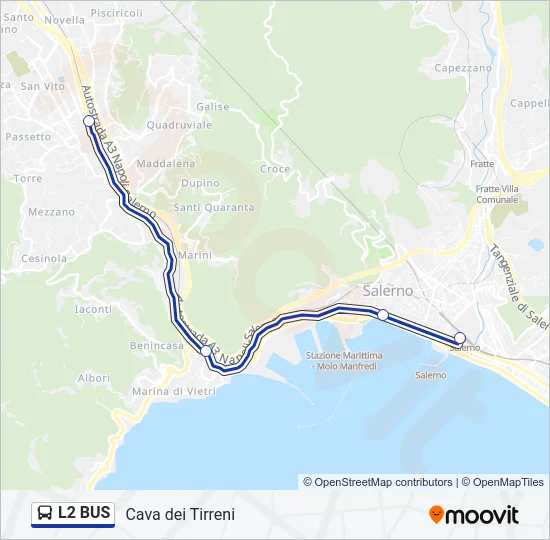 L2 BUS Bus Line Map