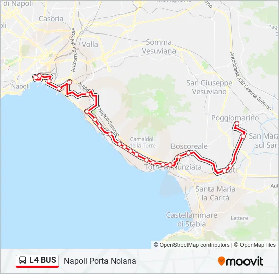 L4 BUS Bus Line Map