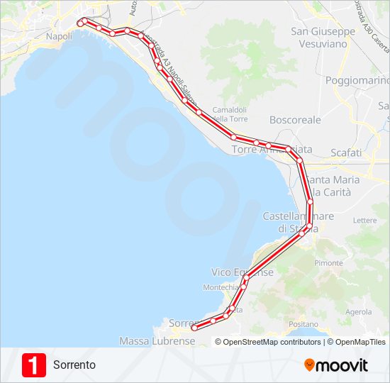 l1 Route: Schedules, Stops & Maps - Sorrento (Updated)