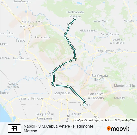 R  Line Map