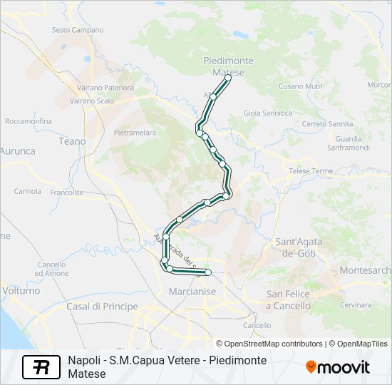 R  Line Map