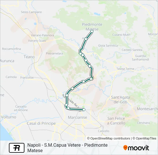R  Line Map