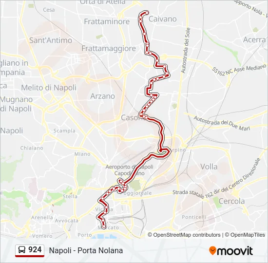 924 Bus Line Map