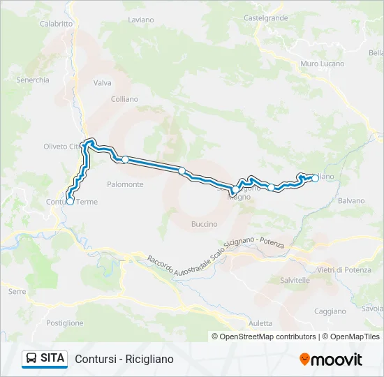 SITA Bus Line Map