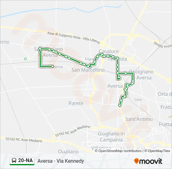 20-NA Bus Line Map