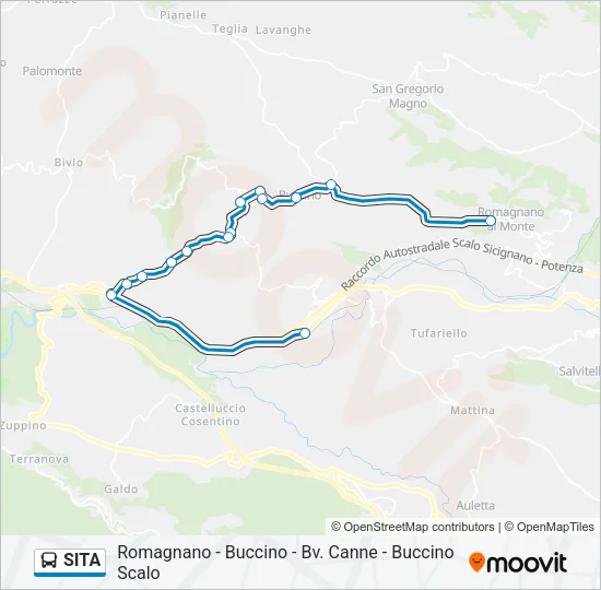SITA Bus Line Map