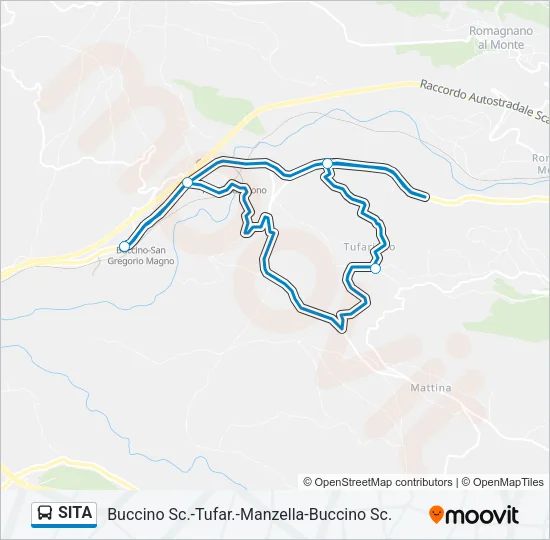SITA Bus Line Map
