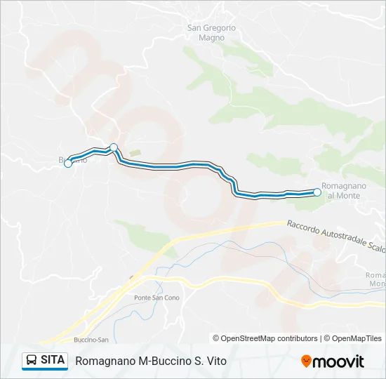 SITA Bus Line Map