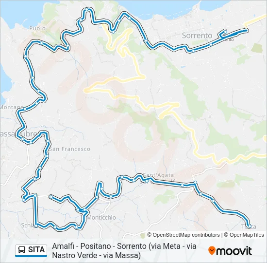 SITA Bus Line Map