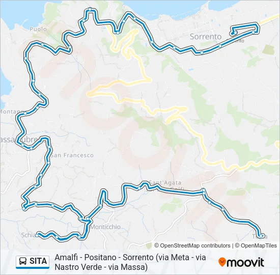 SITA Bus Line Map