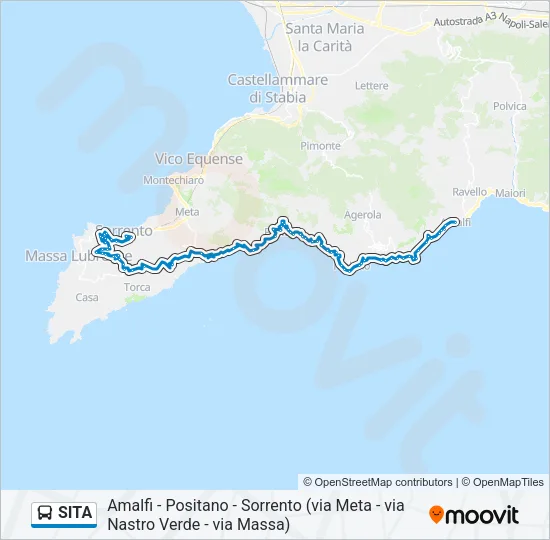 SITA Bus Line Map