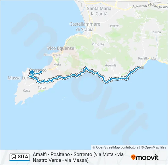 SITA Bus Line Map