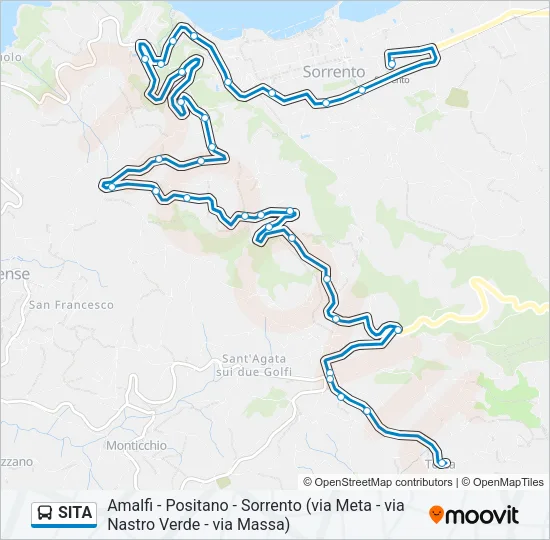 SITA Bus Line Map