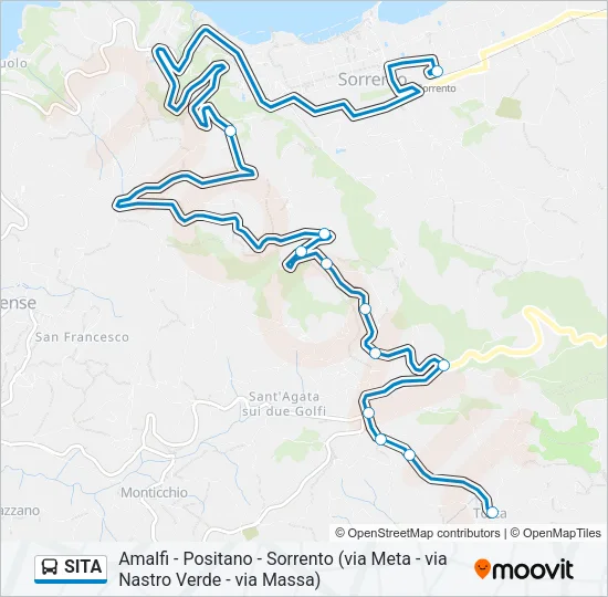 SITA Bus Line Map