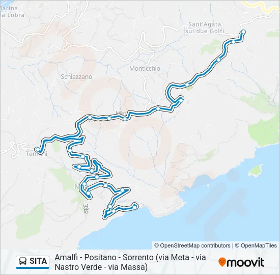 SITA Bus Line Map
