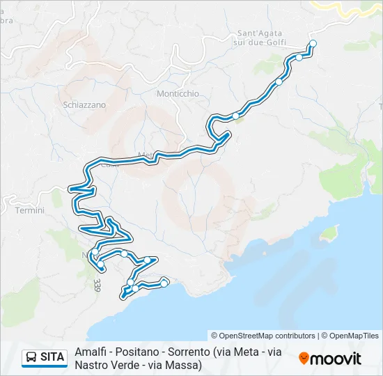 SITA Bus Line Map