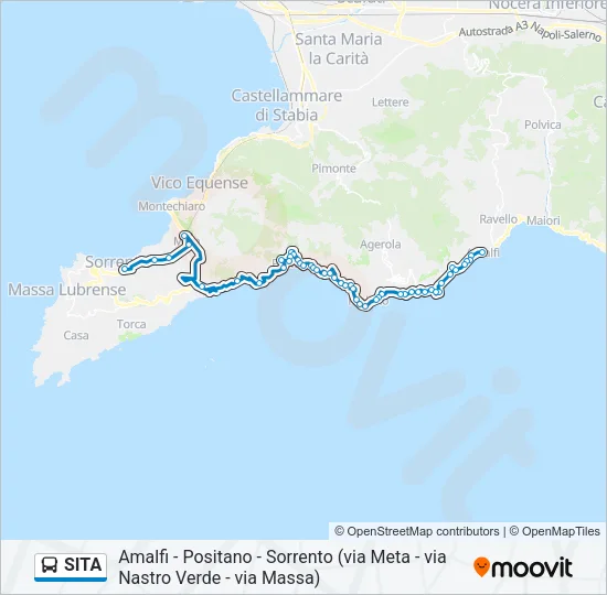 SITA Bus Line Map