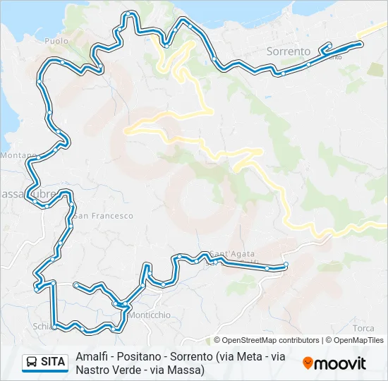 SITA Bus Line Map