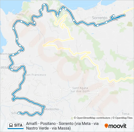 SITA Bus Line Map
