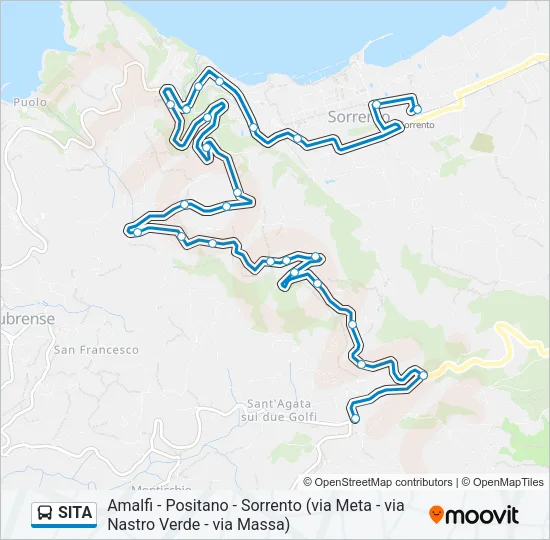 SITA Bus Line Map