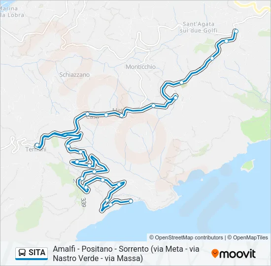 SITA Bus Line Map