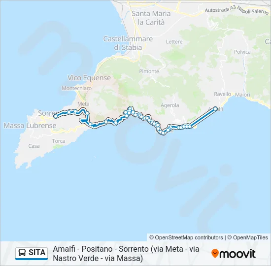 SITA Bus Line Map