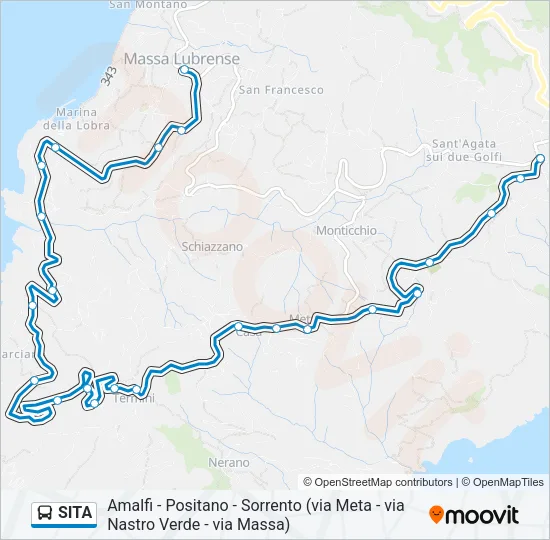 SITA Bus Line Map