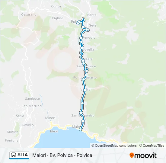 SITA Bus Line Map