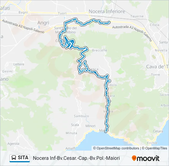 SITA Bus Line Map