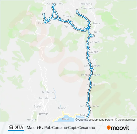 SITA Bus Line Map
