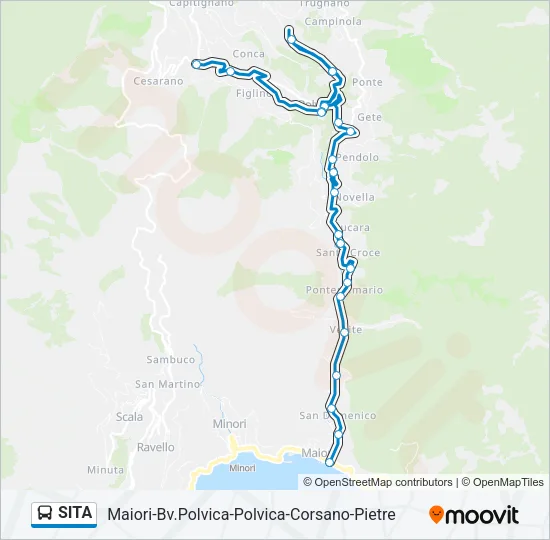 SITA Bus Line Map