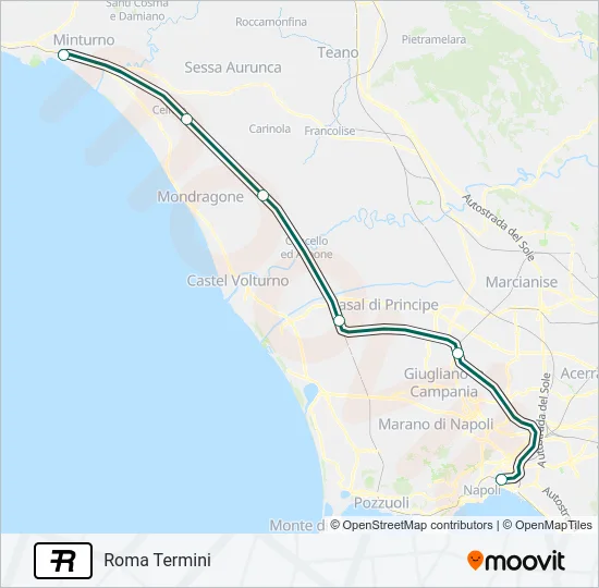 R Train Line Map