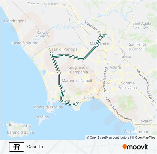 R Train Line Map