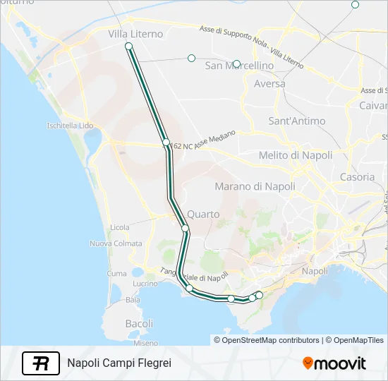 R Train Line Map