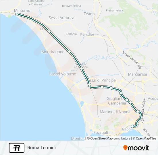R Train Line Map