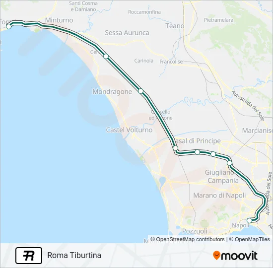 R Train Line Map