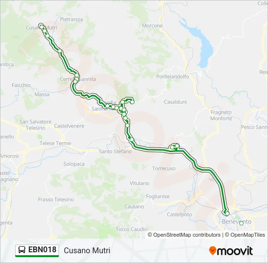 EBN018 Bus Line Map