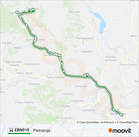 EBN018 Bus Line Map