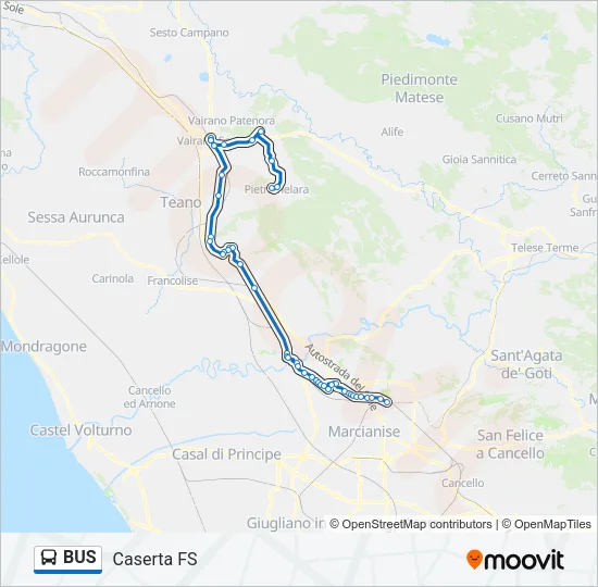 BUS Line Map
