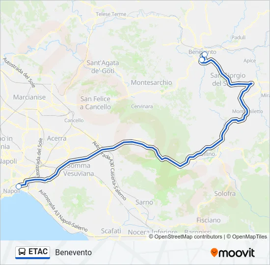 ETAC Bus Line Map