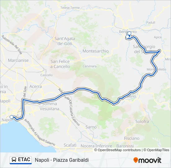 ETAC Bus Line Map