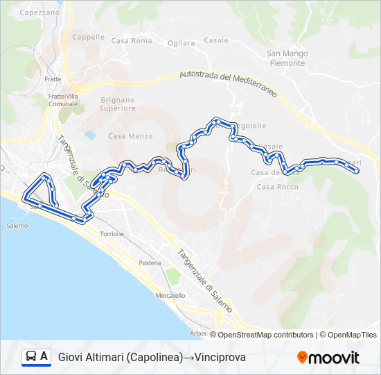 A Bus Line Map