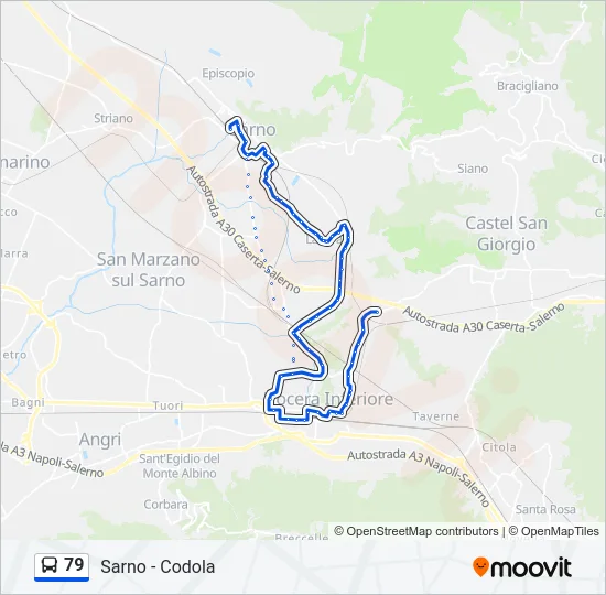 79 Bus Line Map