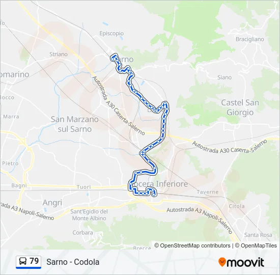79 Bus Line Map